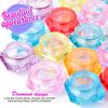 40pcs Cosmetic Containers 3ml Sample Empty Container Plastic Travel Pot Jar Eye Shadow Nails Powder Lotion Cream Sample Storage