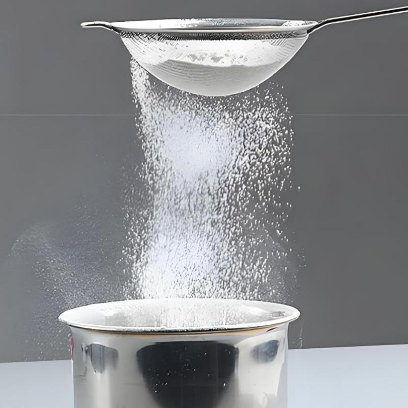 3Pcs Multi-Purpose Mesh Filter Strainer For Baking With Handle Flour Sieve Sifter Baking Accessories Easy To Filter Kitchen Tool