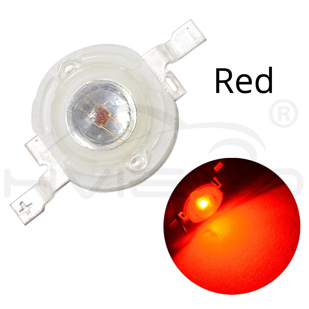 10Pcs 3W High Power Chip White Red Blue Green Light Bead Emitter LED Bulb Diodes Lamp Beads