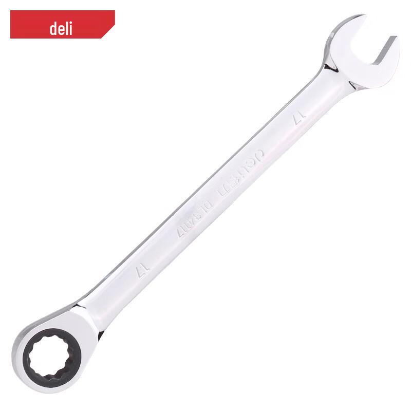 Deli DL34117 17mm Ratchet Combination Wrench