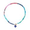 Delicate Floral Beaded Necklace Handcrafted Glass Jewelry Lightweight Design Excellent Gift For Her