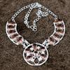 Morganite Gemstone Handmade 925 Sterling Silver Jewelry Necklace 20" KKG-1012