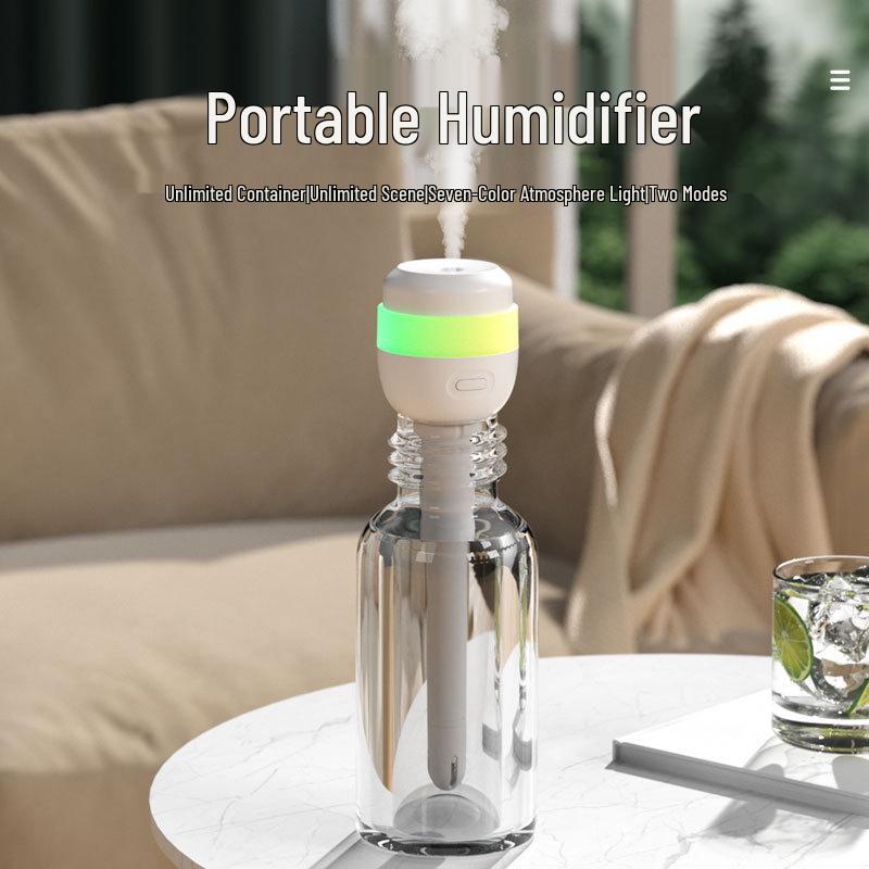 Portable USB Car/Desktop Mini Humidifier - Silent Outdoor Spray