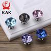 KAK 30mm Crystal Cabinet Knobs and Handles Kitchen Handles Drawer Knobs Diamond Dresser Pulls Furniture Knob Cabinet Hardware