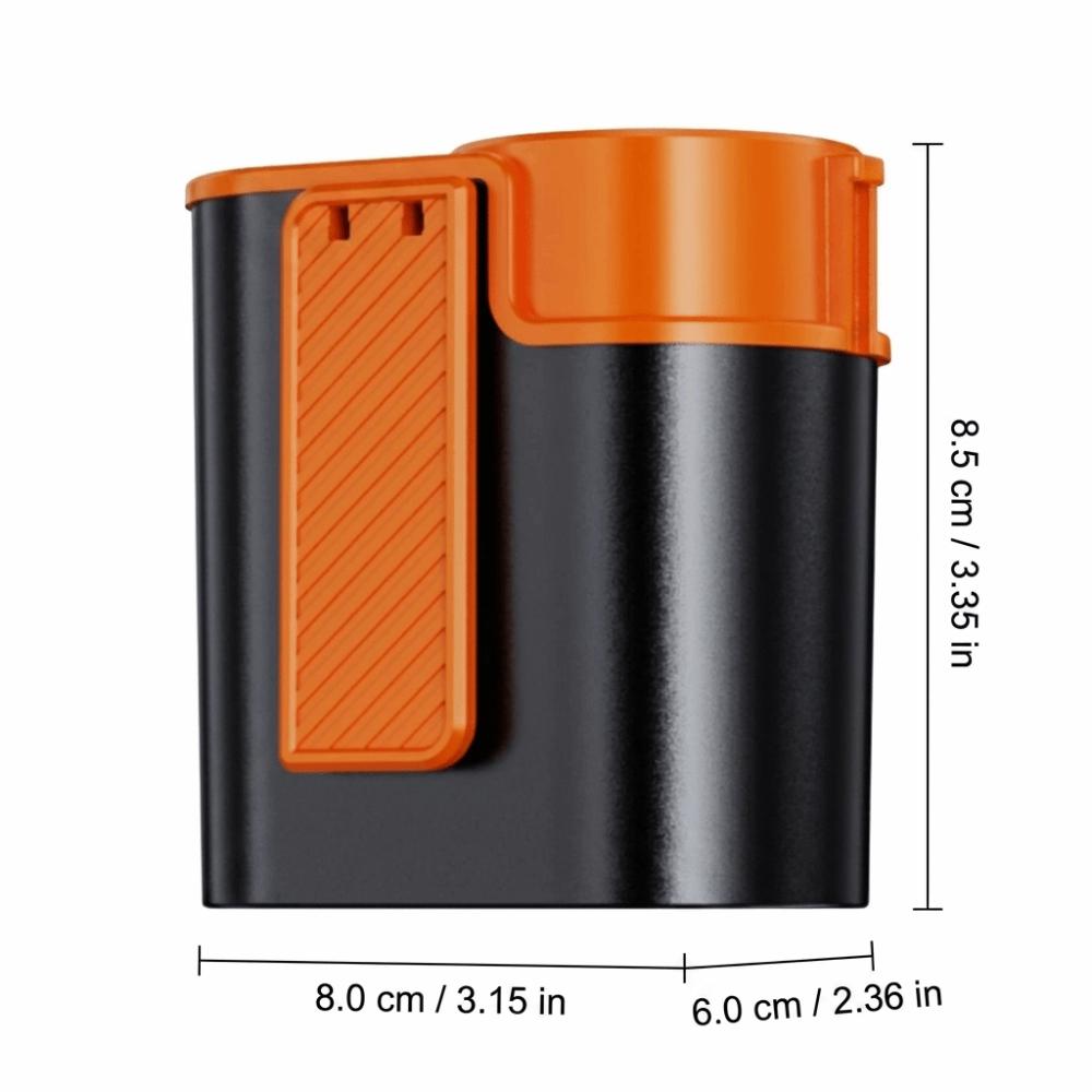Strong Airflow Waist Clip Fan LED Display Mini Cooling Fan Waist-mounted Fan  Evening Trips