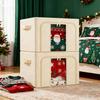 Oxford Cloth Storage Basket, Metal Frame with Transparent Window, Home & Casa Laundry Basket for Daily Storage