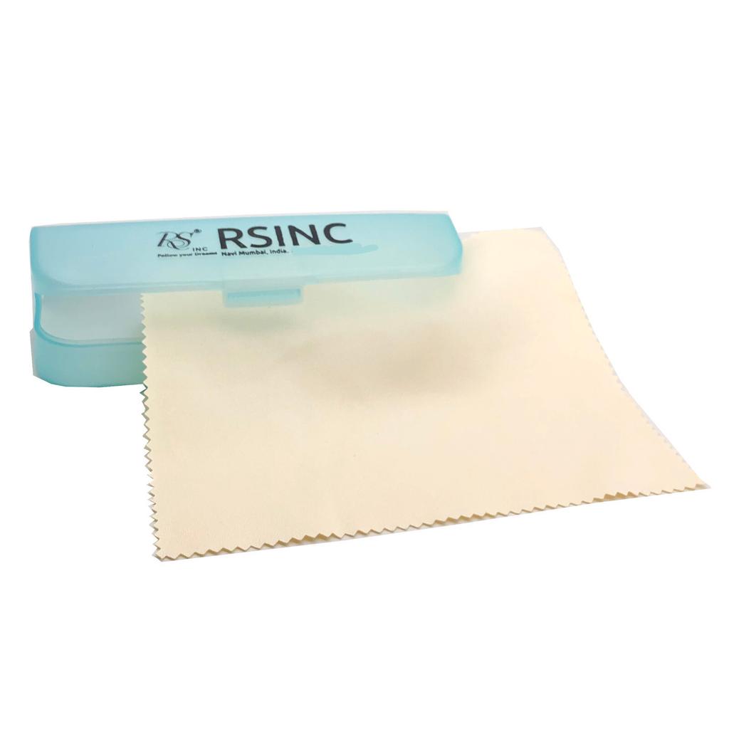 RSINC Rimless Rubber Frame Eyeglass Fashion Eye Wear Gold White 50-18-140 Tag A1