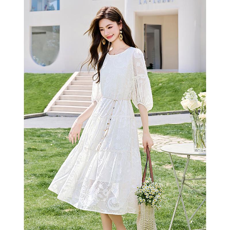 Si Shui Nian Hua Elegant Petite A-Line Summer Dress