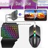 Mobiles Gaming-Tastatur- und Maus-Set für Android - Chicken King Throne Edition