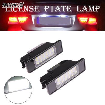 1/2pcs License Number Lamp For 106 1007 207 307 308 406 407 508 607 For C2 C3 C4 C5 C6 C8 DS3 License Plate Number LED Light