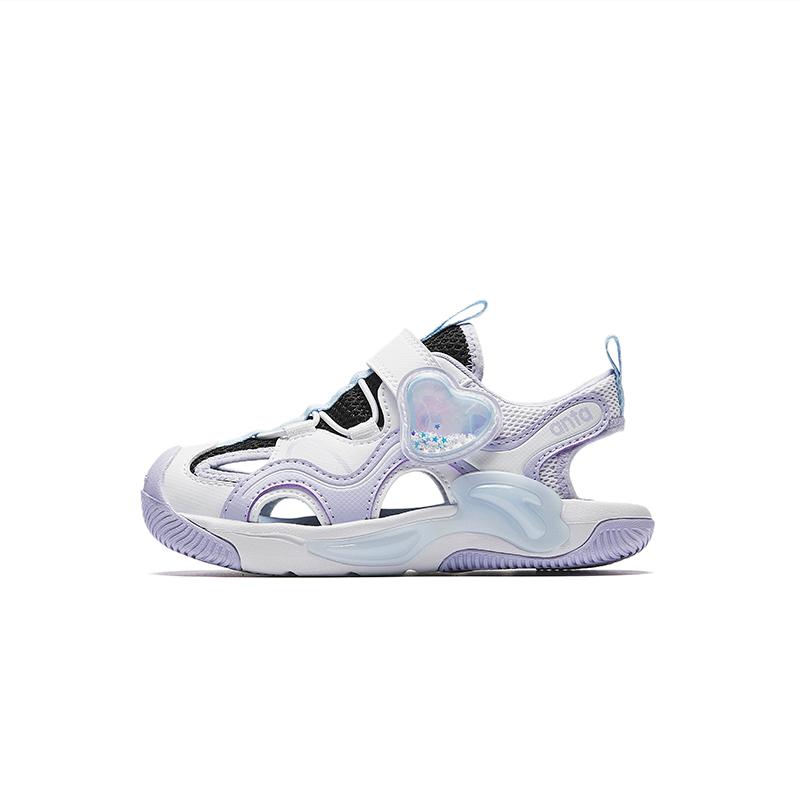Anta Kids Jelly Synthetic Leather Fabric Trendy Comfortable Versatile Outdoor Beach Shoes Breathable Quick-Dry Non-Slip Low-Top Sandals 322529979