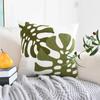 3D Embroidered Sofa Cushion Cover Homestay Pastoral Plant Pillow Cover Home  Pillow Case 45x45