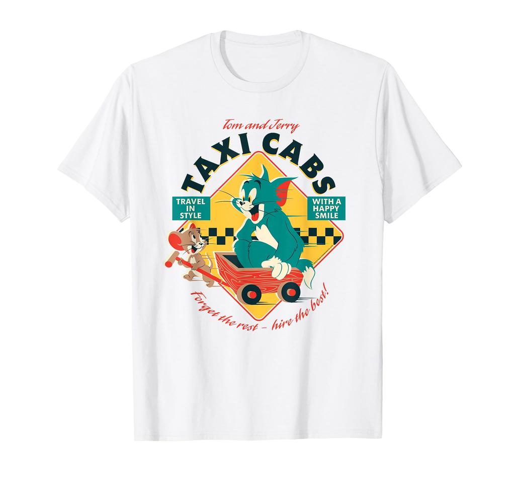 Tom and Jerry Taxi Cab T-Shirt