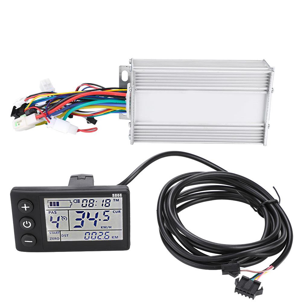 Waterproof LCD Display Panel Electric Bicycle E Bike Scooter Brushless Controller Kit