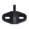 Tools Shock Stoppers Swing Stopper Wooden Door Sliding Door Stay Roller 2pcs 4.5*2*2cm Adjustable Barn Door Black