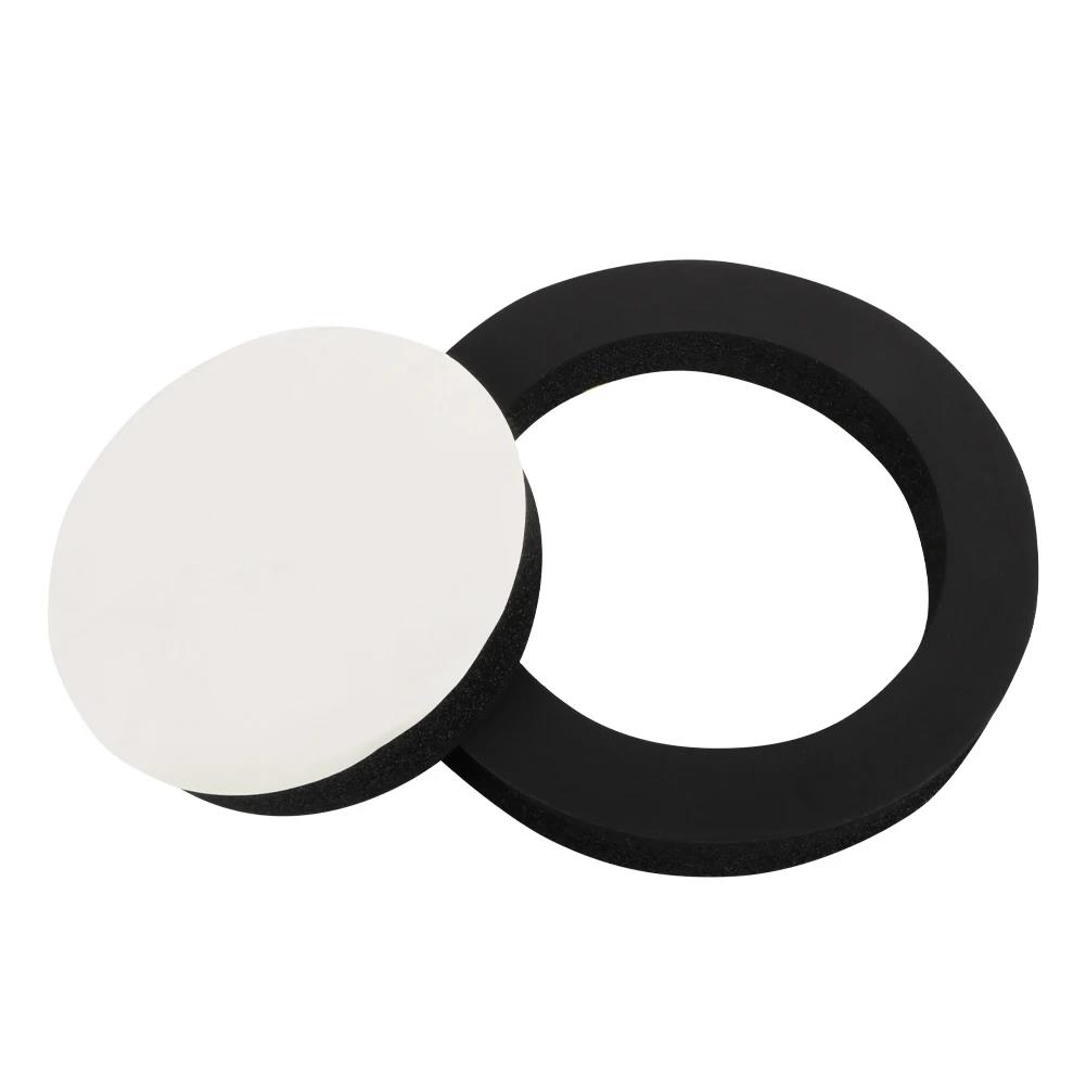4Pcs 6.5 Inch Universal Car Speaker Foam Ring Soundproof Acoustic Seal Pad Strong Self-Adhesive Auto Door Audio Enhancer Heat Shields 2