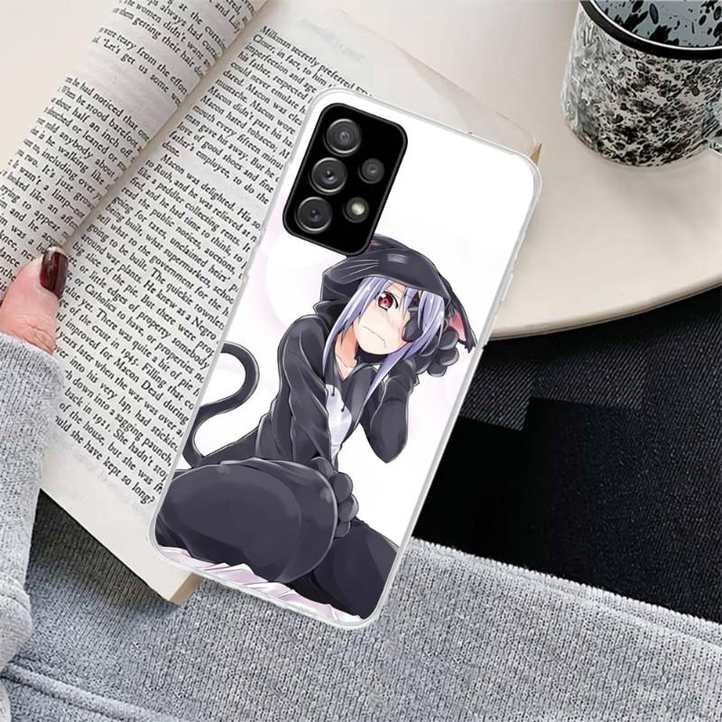 Girl Infinite Stratos Phone Case For Samsung Galaxy S10 S21 S22 Plus Ultra A91 A51 A21S A12 Transparent Phone Cover