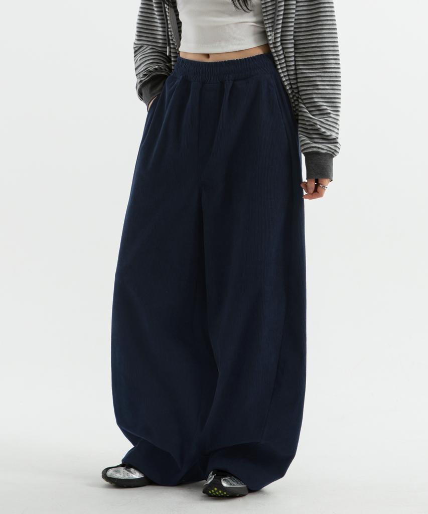 BRENSON Corduroy Curved Wide Pants ( 6 Colors )