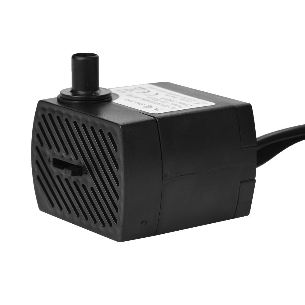 Ultra tiché ponorné vodní čerpadlo s LED světelnou fontánou s akváriem v rybníce