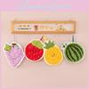Strawberries Hamburgers Fries Grapes Cartoon Food Fruit Hand Towel Kitchen