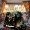 Wildlife Scene Customize Your Name Rv Blanket Comfortable Soft Lightweight Allseason Multipurpose Blanket For Travel Camping Picnics Sofas Rvs Beds