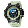 SMAEL 8049 Watch Sport LED Light Alarm Clock Dual Time Display WaterproofWeek Auto Date Wristwatches Quartz