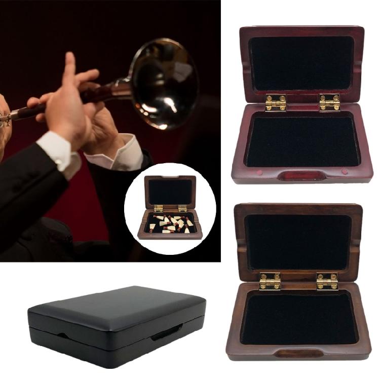 Portable Suona Reed Carrying Case Maple Wood Reed Storage Box Suona Reed Container Wind Instrument Accessories