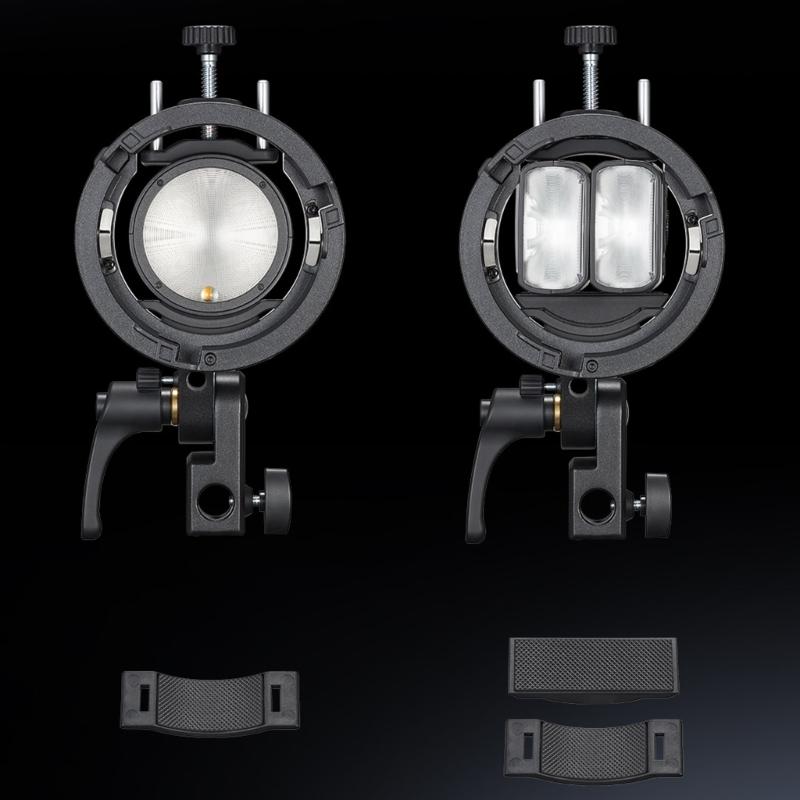 S Shaped Flash Bracket For S3,V1/V860III/AD200 Hot Shoe Mount Speedlights Quick Installation Lightweght Durability Design
