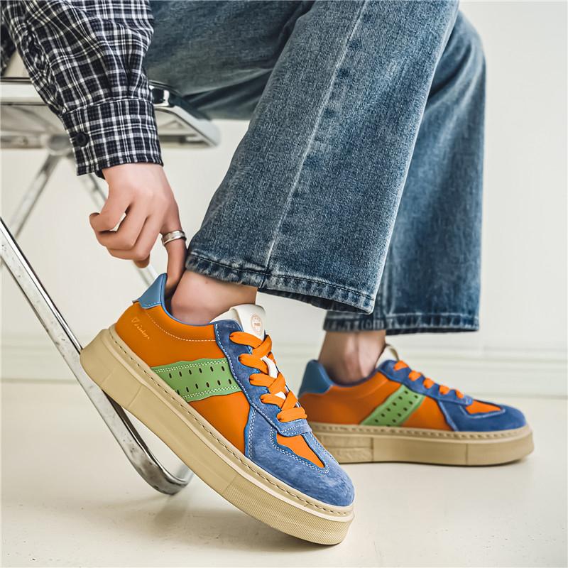 Fashion Original Men's Vulcanize Shoes Designer Colorful Casual Sports Shoes Men Canvas Sneakers Trendy Teenager Skateboarding Shoes Men