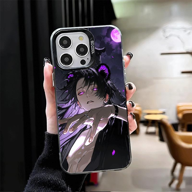Funda de Teléfono Suave Estilo Anime Chico Malo Diablo para iPhone 15 16 17 Pro Max 17Air 16E 14 Plus 13 12 Mini Cubierta Trasera a Prueba de Golpes