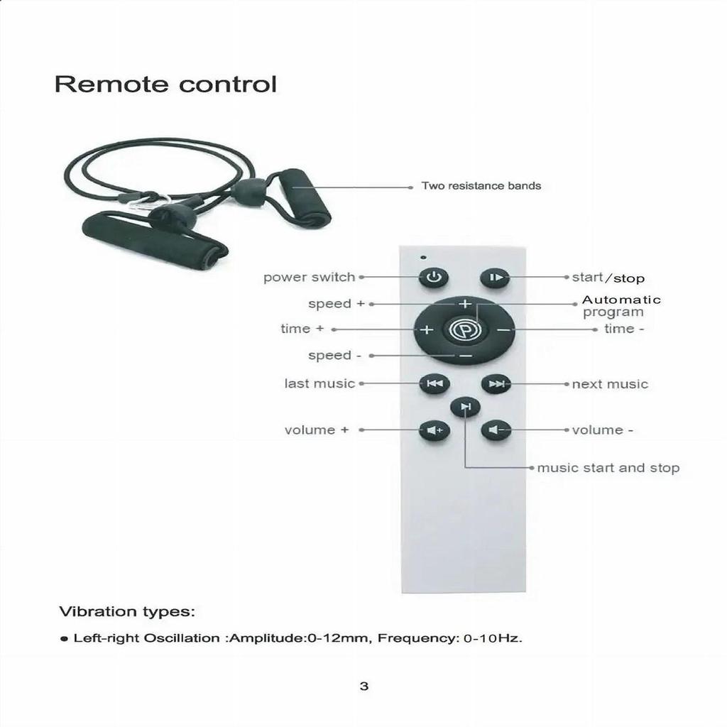 Vibration Exercise Machine for Smart Fitness Full Body Exercise Device Fitness Vibration Platform With Remote Bluetooth Music