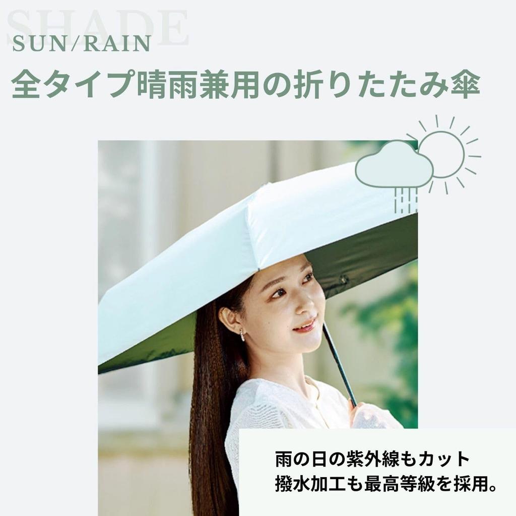 Magical Tech Protection Folding Light Heat and UV Suitable for Sun and Slim Easy Opening and Closing with Manual Solid 50cm Product Beige Parasol,