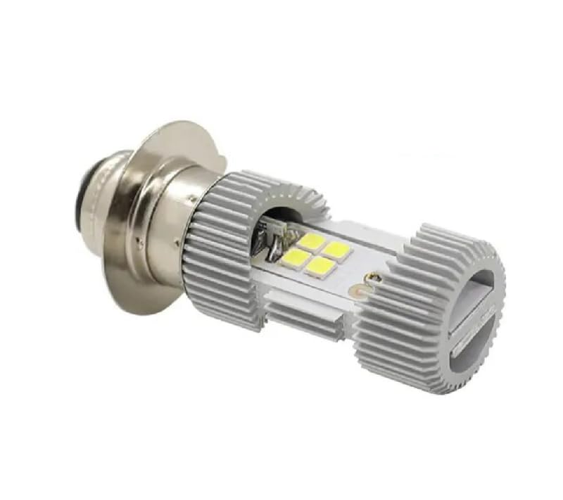 

Motorcycle LED Headlight Bulb PH7 6000K Compatible with Little and Waterproof Bright Motorcycle 12V 6W High-Brightness Hi/Lo Switch, White, Monkey,