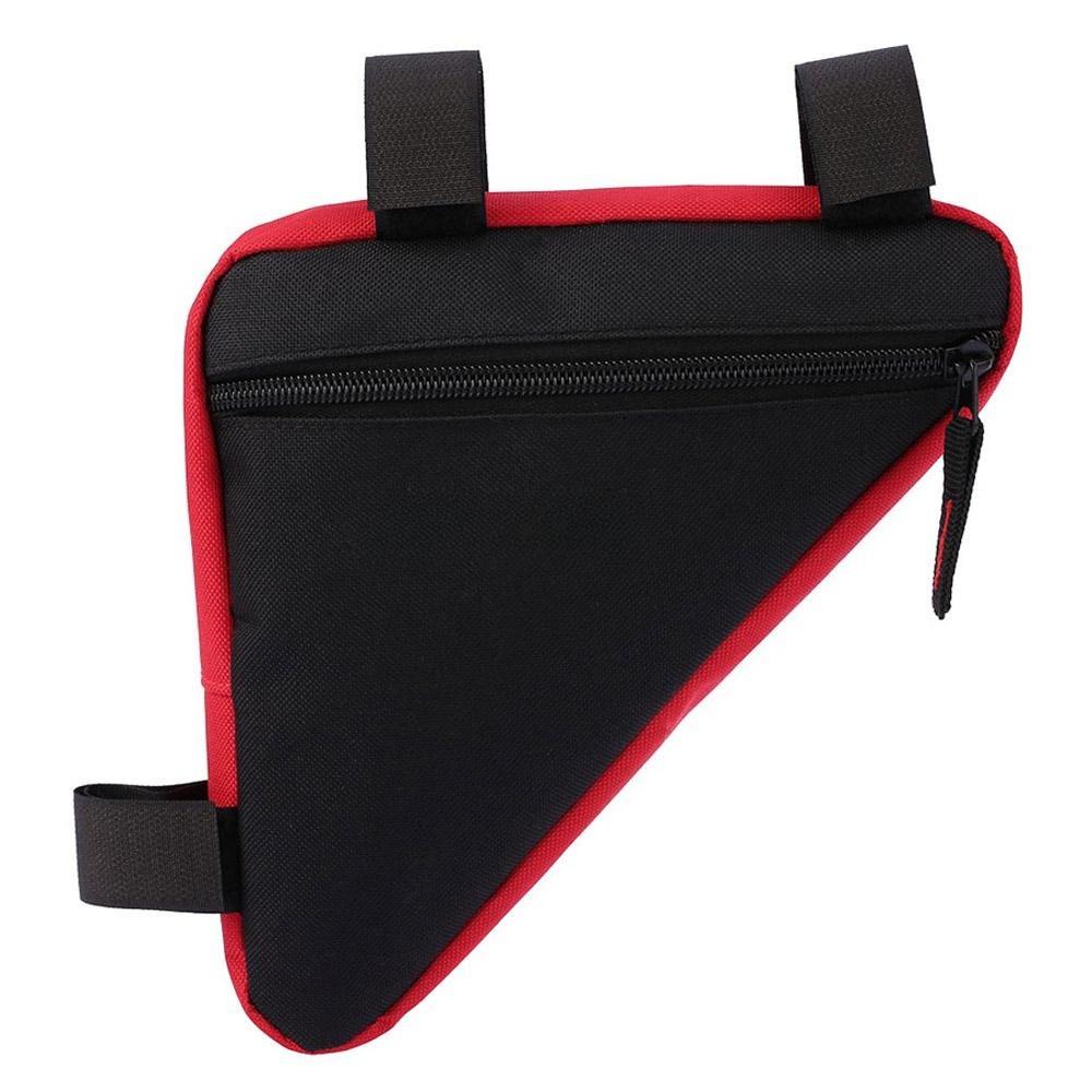 Docooler Triangle Bicycle Front Saddle Tube Frame Pouch Outdoor Bag красный