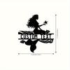 Personalized Siren Metal Wall Art, Custom Nameplate for Kitchen, Lounge, Office, Porch, Deck & Boho Home Decor