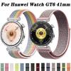 18mm Nylon Loop Strap For Huawei Watch GT6 GT5 GT4 41mm Breathable Bracelet Wristband Huawei Watch GT5 Pro 42mm Xiaomi S4 41mm