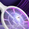 USB Rechargeable Fly Swatter 2-in-1 Mosquito Killer Lamp Electric Mosquito Swatter  Mosquito Lure