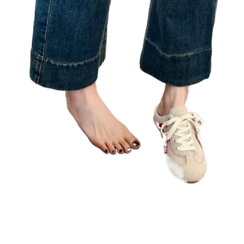 Fashion Popular Bag Head Shoes Women's Outer Wear 2025 Spring and Summer New Breathable Flat Shoes Without Heel Lazy Shoes