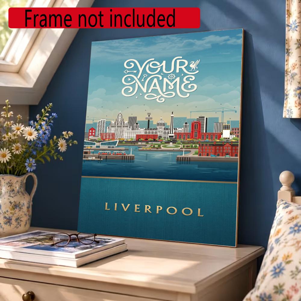 Liverpool Team Personalized Text Diamond Painting Round Diamond Mosaic Rhinestones Diamond Embroidery Craft Kit Wall Decor Without Frame