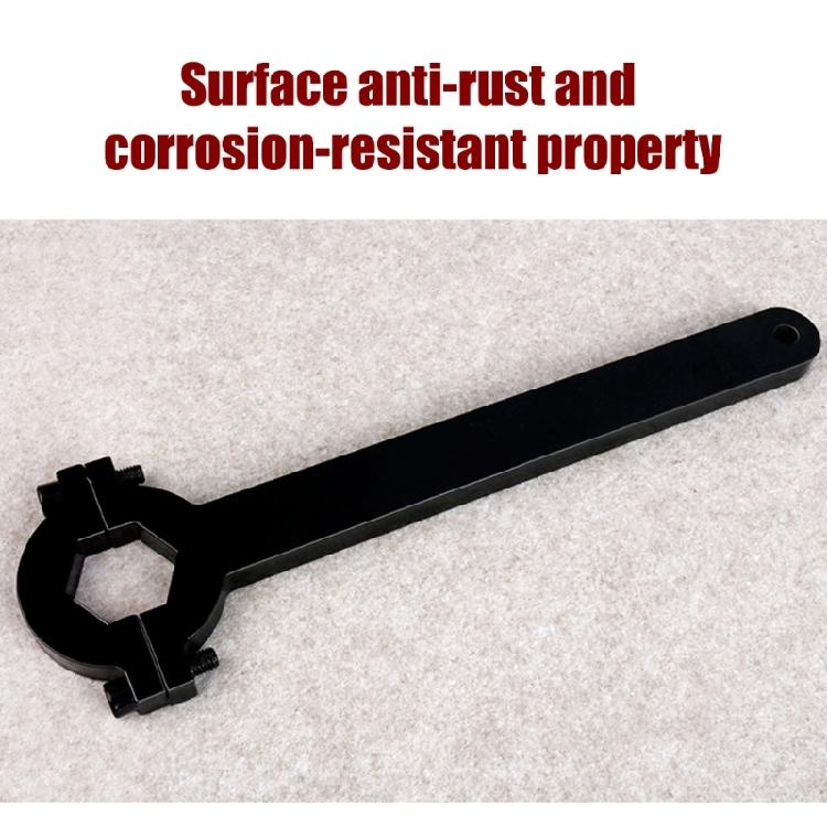 Industrial Trailer Axles Wrench with Not Slip Grip Reinforced 34Mm Hexagonal Tool Suitable for Mechanic Shop Use
