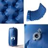 Double Self Inflating Sleeping Mat with Pillow Navy Blue