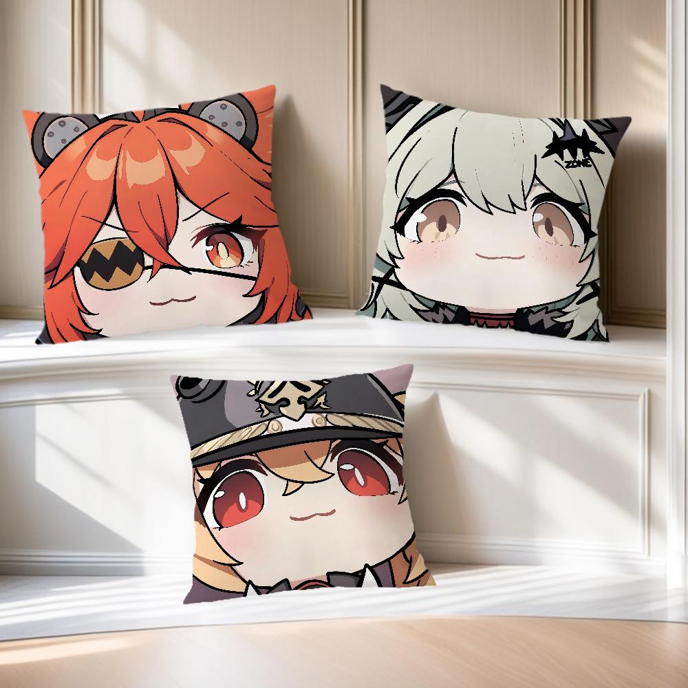 game Zenless Zone Zero Caesar King Koleda Comfortable soft Pillow Case for Sofa Living Room Home office Decor Protective Covers