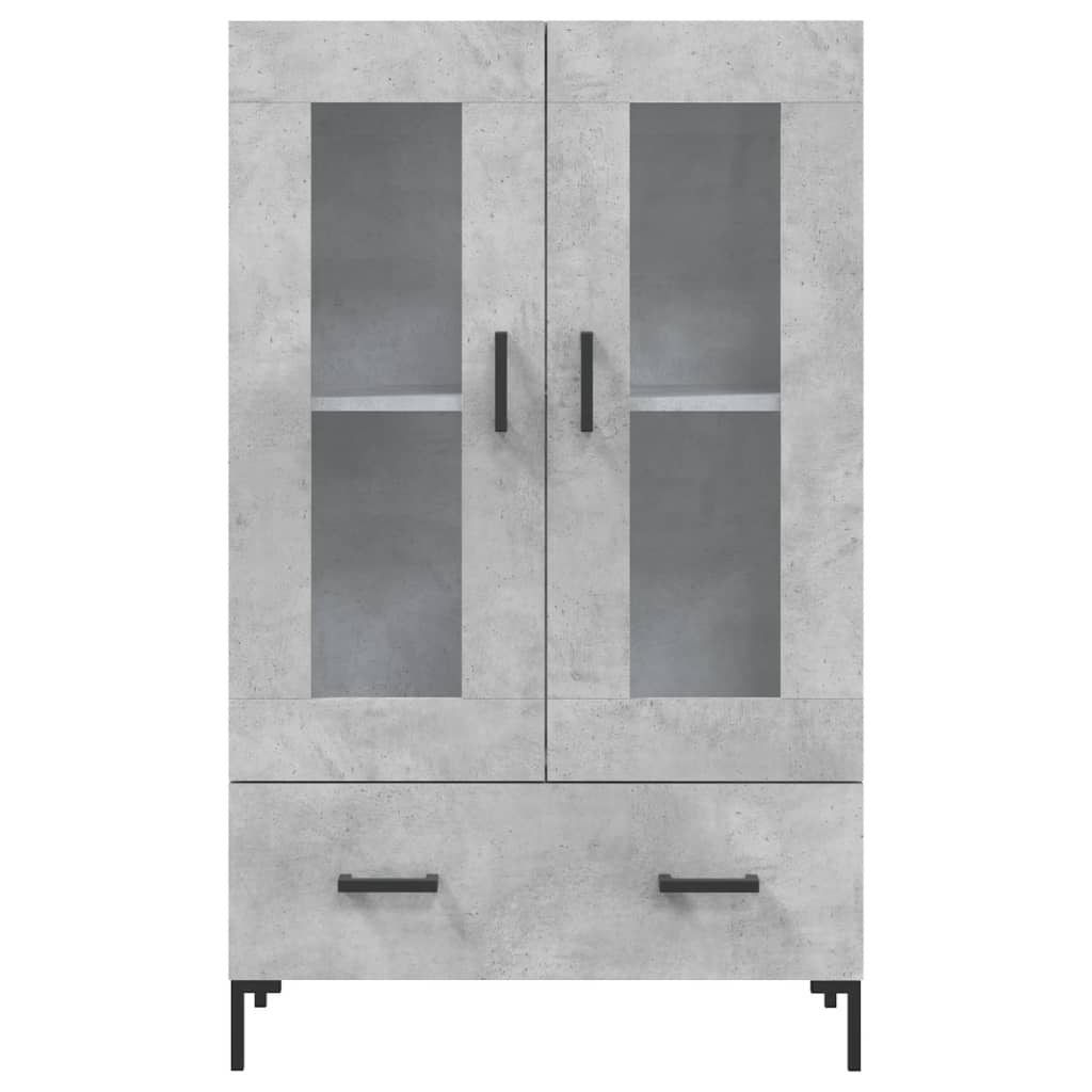 Highboard Concrete Grey 69.5 x 31 x 115 cm Particleboard
