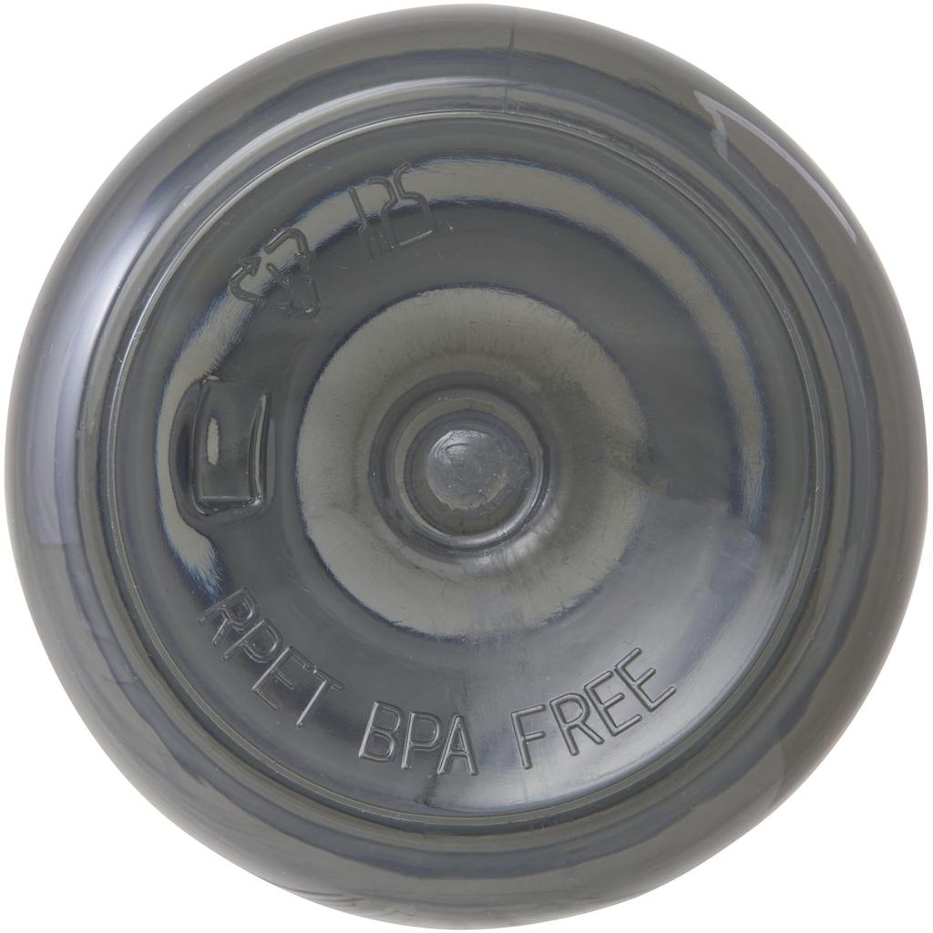 Recycled Plastic Water Bottle, 1000 Ml "Ziggs" Carbon