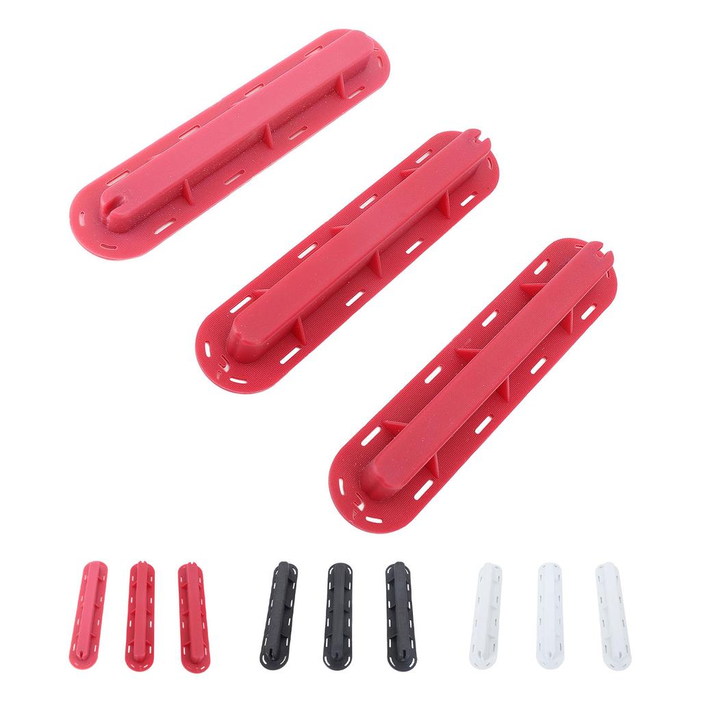 3PCS Finnenbox Set PVC Surfbrett Surf Finnen Stecker Set mit Schrauben Schlüssel für Paddle Board Finnenersatz