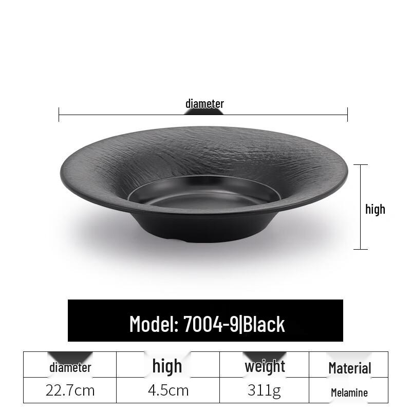 Commercial Japanese Style Melamine Serving Bowl