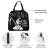 Metall Punk Rock Deftones Isolierte Lunchtasche für Damen Büro Kühlbox Thermische Lebensmittelbox Tragbare Lunchboxen Behälter