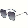 Trendy Women Sunglasses Large Frame Retro UV Resistant European American Fashion Sun Glasses Stylish