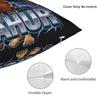 Funny Italian Brainrot Tung Tung Tung Sahur Pillow Cover Square Cushion Cover Kawaii Pillow Case For Sofa Couch Bed Living Room