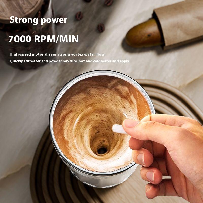 Küche Automatisch Rührende Kaffeetasse Tragbar Edelstahl Thermosflasche Milchpulver Kaffeebecher Zuhause Und